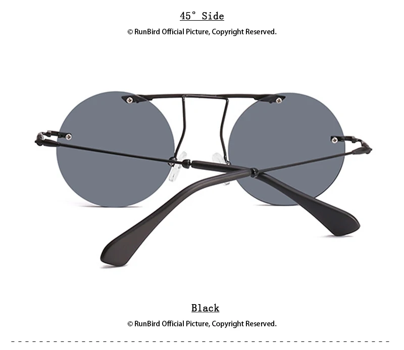 Модные оправы стимпанк очки Для мужчин Винтаж Брендовая Дизайнерская обувь 2018 Круглые Солнцезащитные очки для Для женщин очки óculos очки 1259R