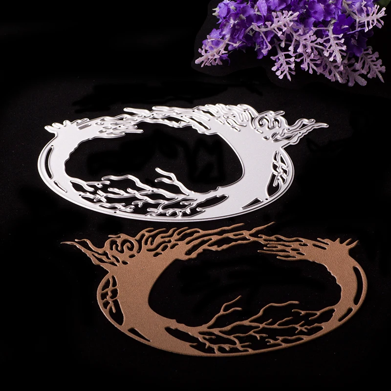  ABOOM 1PC Branch Design Embossing Folder Die Cut Metal Carbon Steel Cutting Dies Scrapbook DIY Albu - 32833981616