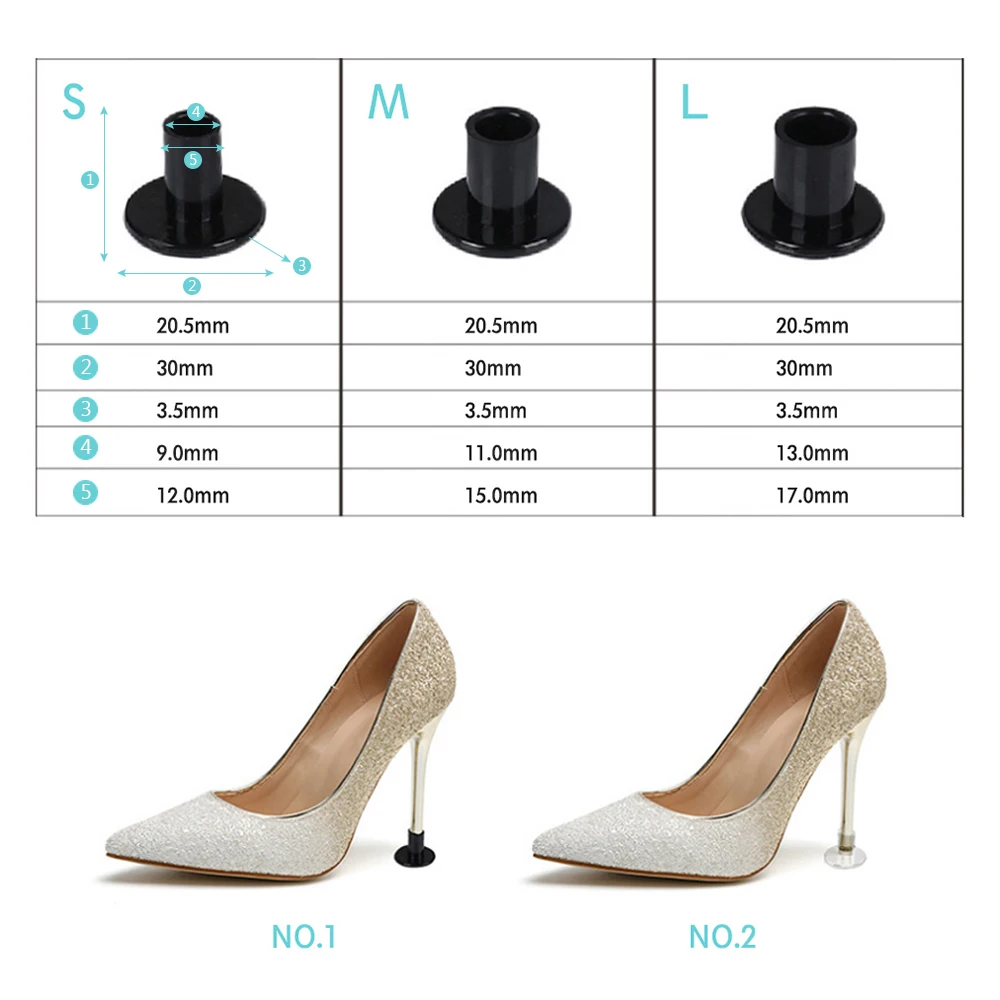 plastic heel covers