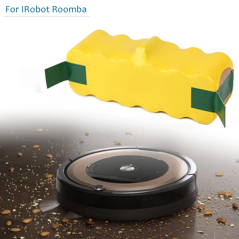 Najtaniej 4000 mAh 4500 mAh 14.4V baterii na iRobot Roomba odkurzacz 500 510 530 570 580 600 630 650 700 780 790 akumulator