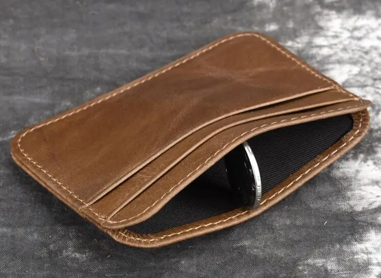 Xgravity мужской кожаный кошелек масло воск натуральная кожа мульти-карта ретро кожаный кошелек для монет мужской моды держатель для карт