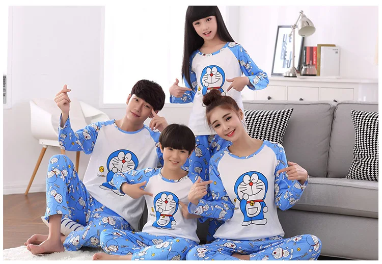 Roupas de Bebê Família Combinando Pijamas Outono Longo Sleeved Mãe Filha Pai Filho Correspondência Papai Mamãe Conjuntos 14 Mamãe e Bebê