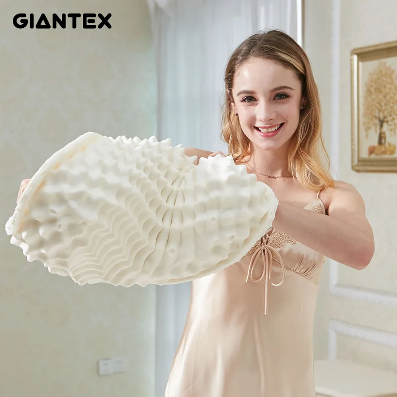 Ортопедическая подушка для сна GIANTEX из латекса массажа шеи|latex pillow|natural latex pillowmemory