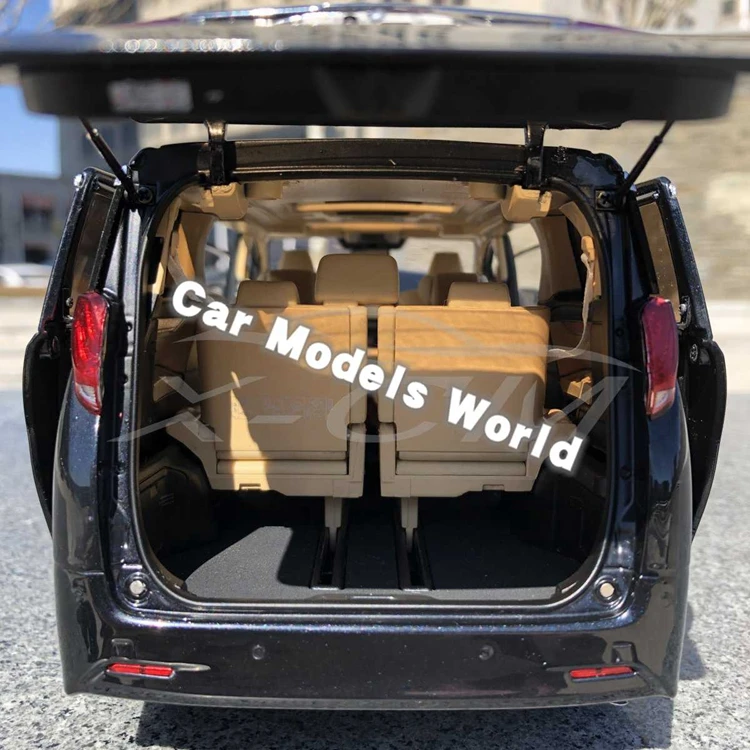 Diecast модель автомобиля для KengFai Alphard LHD 1:18(черный)+ маленький подарок