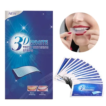 

7 Pair/14 Pair 3D Teeth Whitening Stripes Tooth Brightening Stickers Tooth White Gel Oral Whitener Dental Care Bleaching Tool