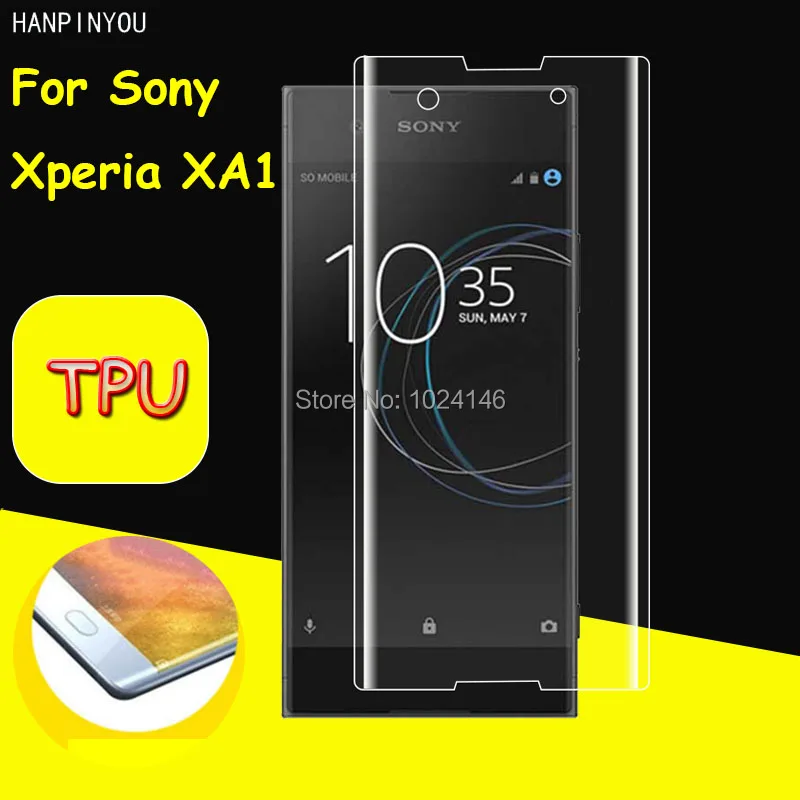 

Full Coverage Clear Soft TPU Film Screen Protector For Sony Xperia XA1 / Dual 5.0 Inch, Cover Curved Parts (Not Tempered Glass)