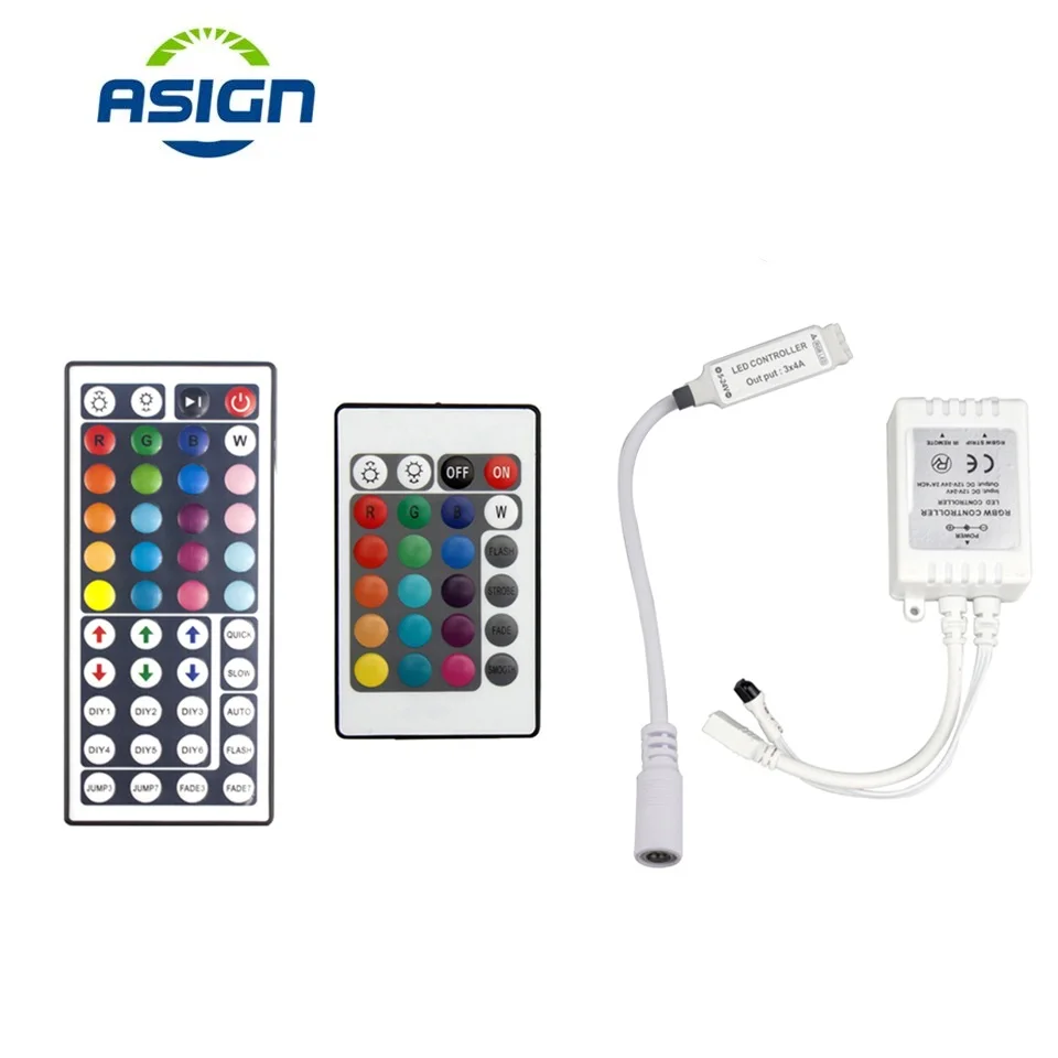 IRController для светодиодных лент светильник RGB контроллер DC12V Mi 24 клавиши 44 мини