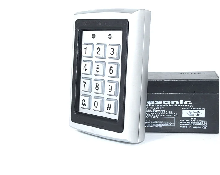 Металлическая клавиатура контроля доступа Rfid с 1000 пользователями + 10 брелков для