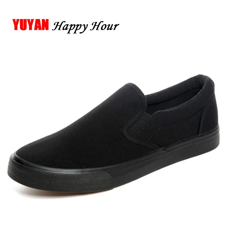 Casual Shoes Male Brand Loafers Black 