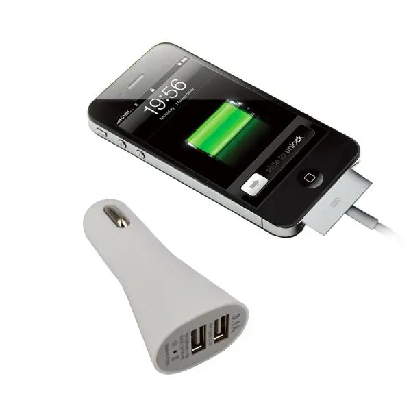 Kebidu акция цена для телефона двухпортовое зарядное устройство 5 В 2A зарядное устройство адаптер для iPhone 5 5S для samsung htc sony телефон - Цвет: Белый