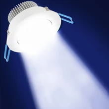 Затемнения светодиодный светильник 9/12/15 Вт светодиодный потолочный светильник теплый белый/холодный белый скрытый точечный светодиодный свет AC110/220 V Белая лампочка в форме раковины