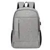 Gray bagpack