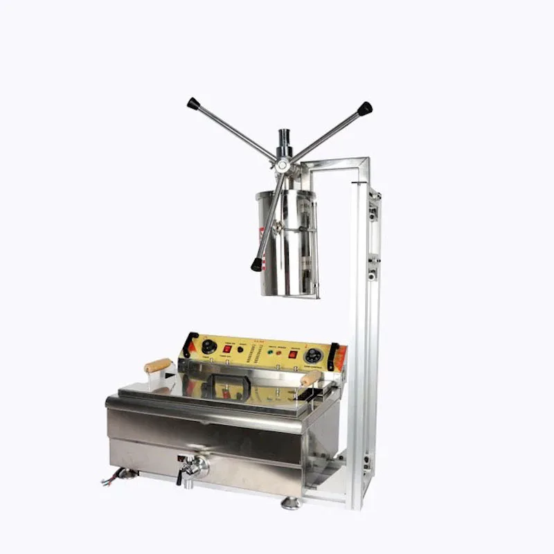 Commercial Churros With Fryer Spanish Popular Snack Manual 5L Churro Machine and 30L Big Capacity Electric | Бытовая техника
