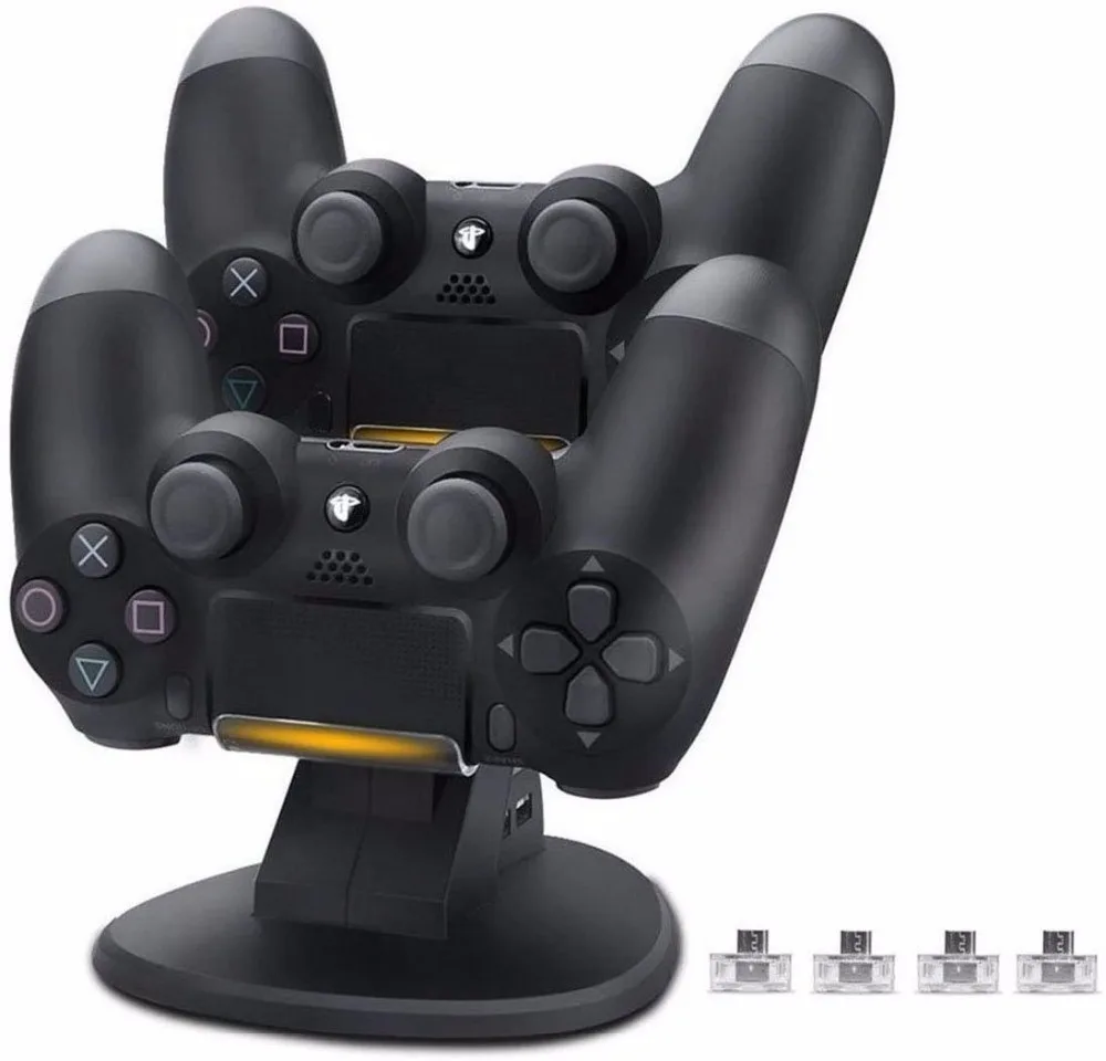 PS4 Controller Charger Double Handle Wireless Chargers Dual USB