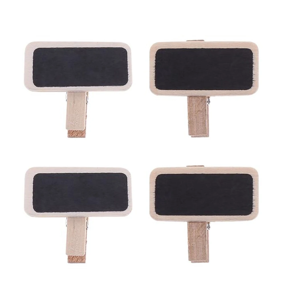 

Mini Clip Small Blackboard Log Clip Blackboard Note Photo Folder Memo Chalk Board Home Party Wedding Decorations