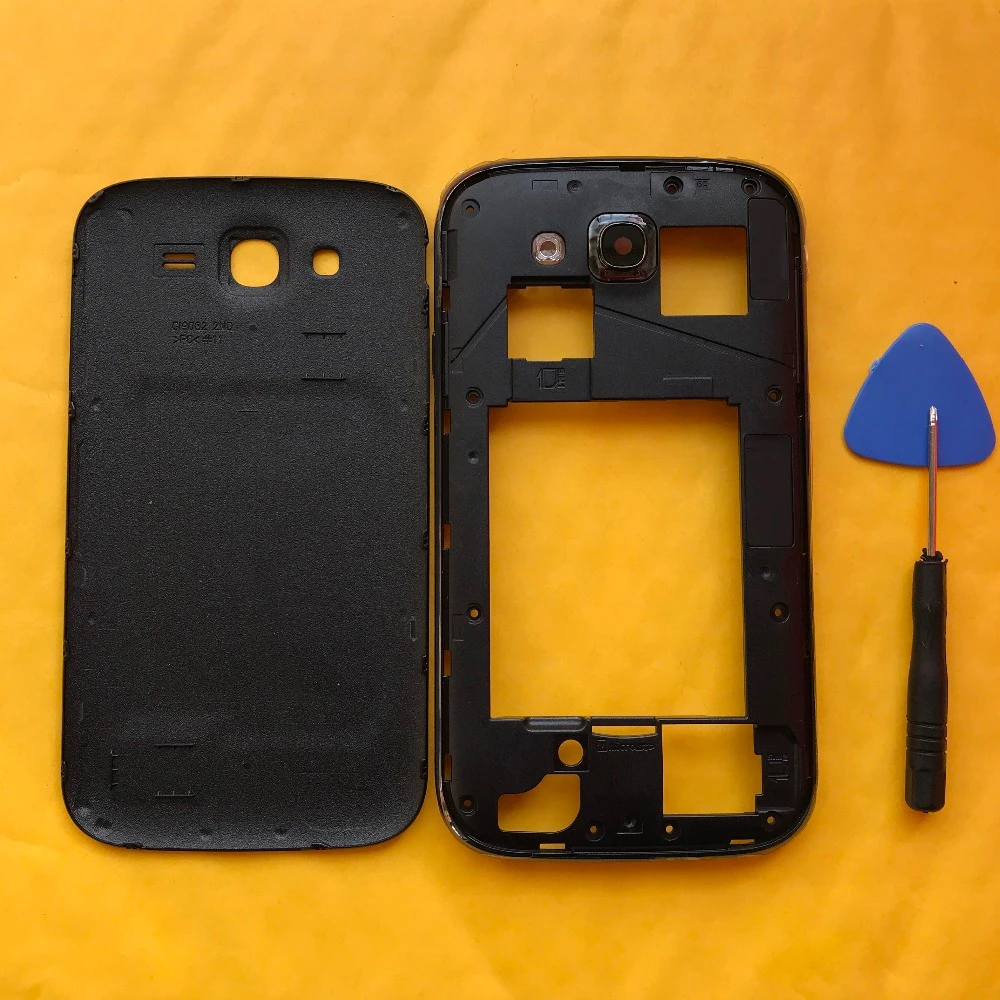 

Оригинальный корпус телефона средняя рамка с задней крышкой для Samsung Galaxy Grand Duos GT-I9082 I9082 9082 Корпус Корпуса Батарейного отсека