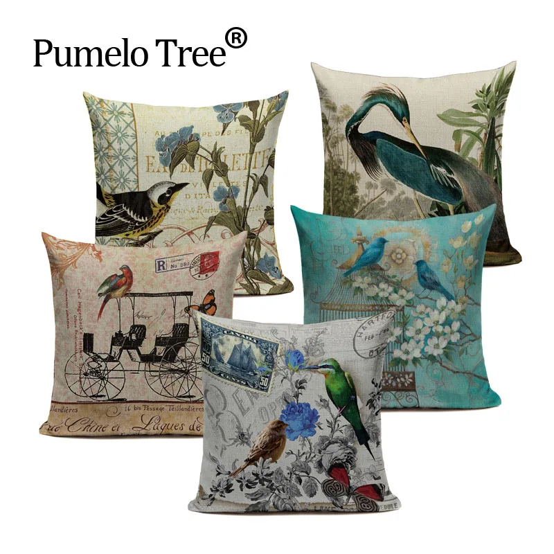 

Vintage Decorative Sofa Cushions Cover Animal Pillow Case For Pillow Custom High Quality Cartoon Cushion Cover For Living Room