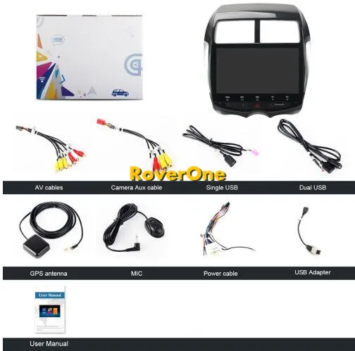 Best Octa Core Pure Android 9.0 for Mitsubishi ASX for Peugeot 4008 for Citroen C4 Auto Radio Stereo GPS Navigation Headunit Player 5