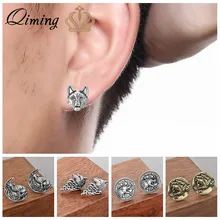 Teen Wolf панк серьги для женщин Орна мужчины ts унисекс славяне Викинги ювелирные изделия подарок бойфренда Готический Винтаж мужские серьги-гвоздики