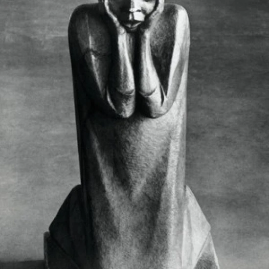 Weeping Woman  Ernst Barlach  (1870-1938 German) Poster Print (24 x 36)