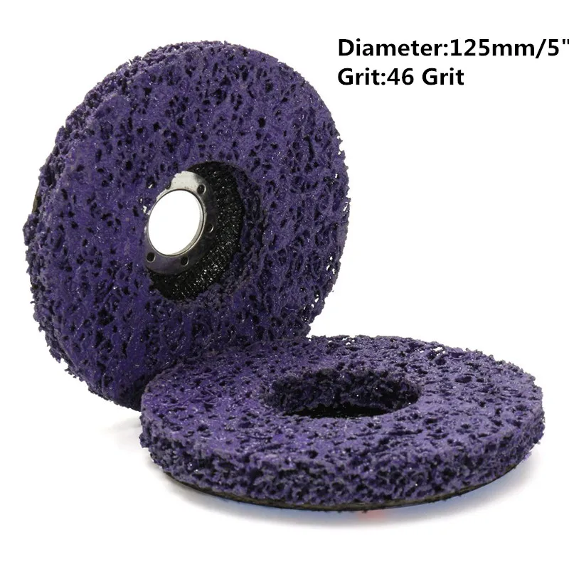 2Pcs 125mm 5 Inch 46Grit Grinding Disc Wheel for Angle Grinder Abrasive tool-in Abrasive Tools 