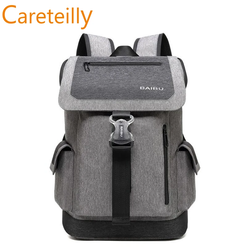 USB Unisex Design Backpack Book Bags for School Casual Rucksack Daypack Oxford Canvas Laptop Fashion Man Backpacks | Багаж и сумки