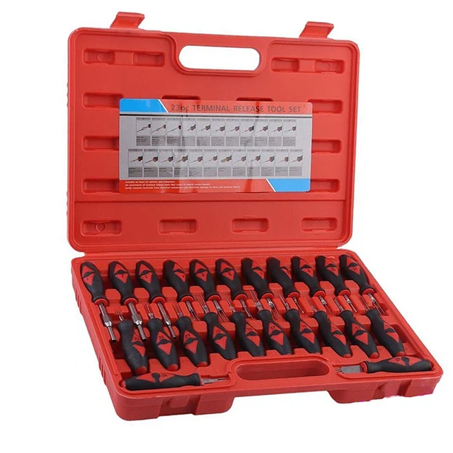 23 pcs/set Car Electrical Terminal Removal Tool Kit Wiring Crimp