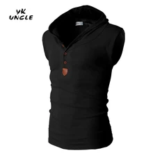 Модные мужские s толстовки Стрингер майка топы Мужские повседневные Фитнес жилет мужские майки топы футболки толстовки без рукавов YK UNCLE