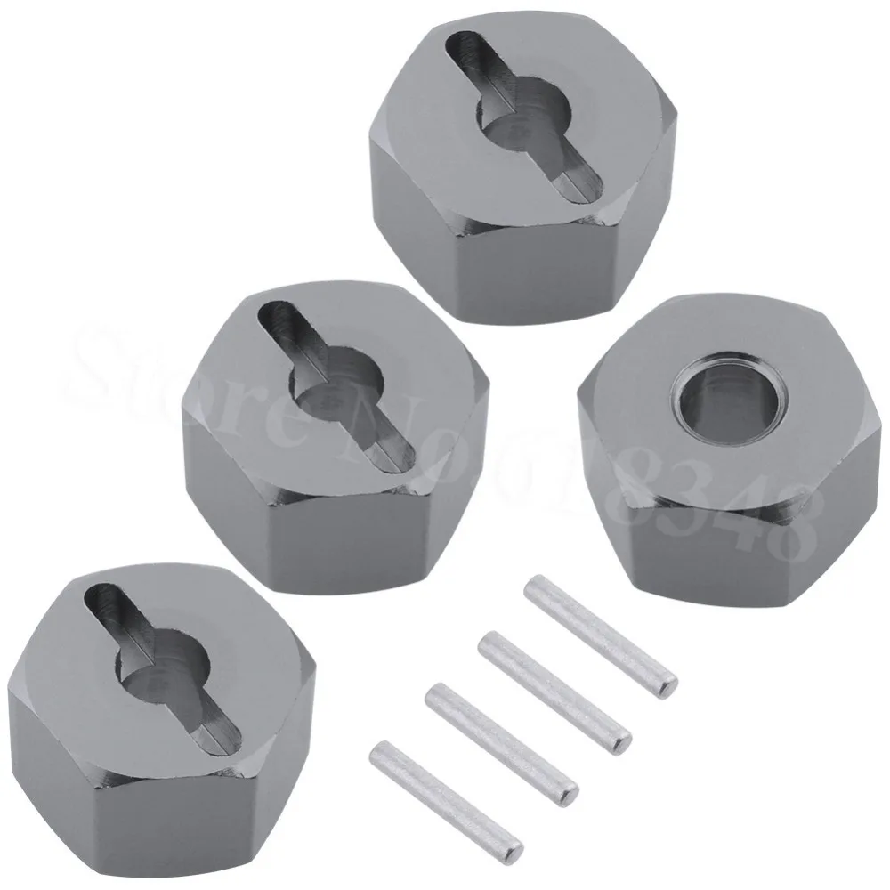 4Pcs RC Aluminum 14mm Wheel Hex Drive Hub Adapter Mount For HPI BULLET 3.0 ST MT Remote Control Car Replacement Parts