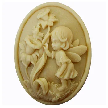 

Grainrain Angle Flower Silicone Soap Molds Resin Craft Clay Handmade Chocolate Candy Mould