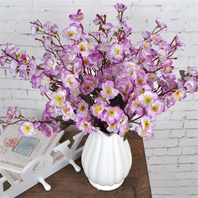 Fake Plum Blossom Bunch (9 stems/piece) Artificial Flowers Wintersweet