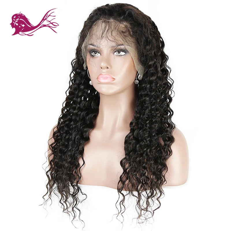 

EAYON HAIR Remy Hair 360 Lace Frontal Human Hair Wigs Water Wave Wigs For Women 130% Density with Baby Hair Indian