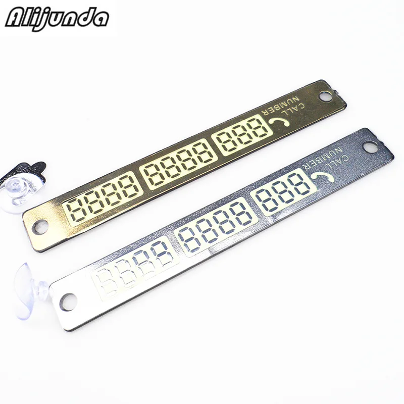 

Car Styling Parking Notification Phone Number Card Luminous Telephone Number Plate for Honda CRV Accord Odeysey Crosstour FIT