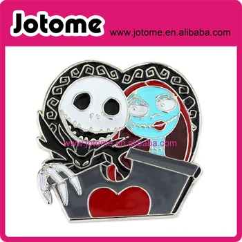 

SALE Nightmare Before Christmas for men and women pin Jack and Sally jewelry brooch