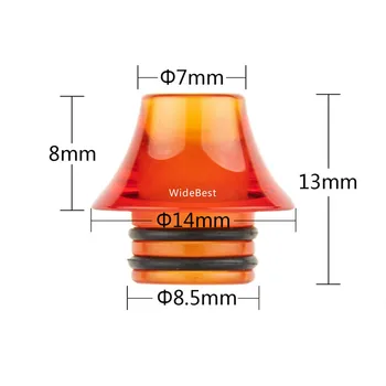 

Polished Resin 510 MTL Drip Tip for eXvape Expromizer V4/Advken manta V2 MTL 2.0/Merlin Nano MTL