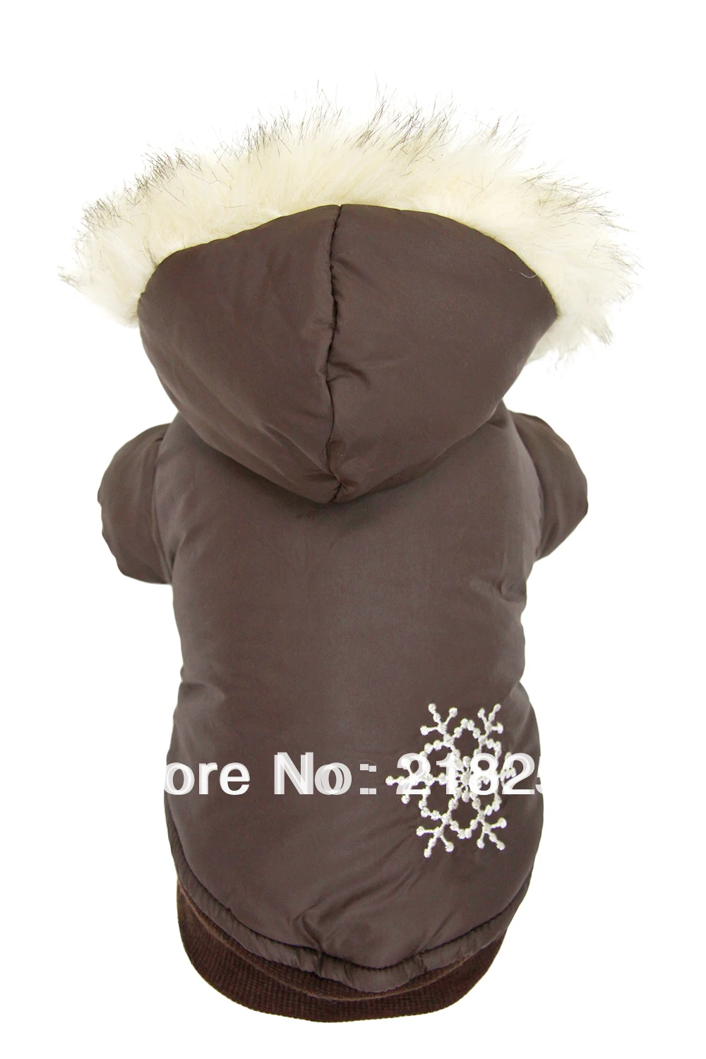 

New Arrival coffee snow bristles sided coat for Dog Free Shipping By china post Dogs coat