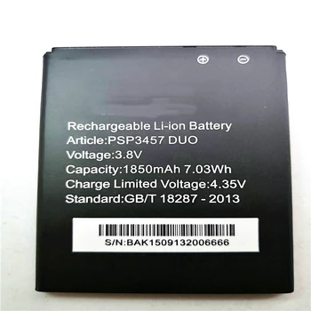 

1850mAh PSP3457 Replacement Battery For Prestigio Wize F3 PSP3457DUO PSP3457 DUO with phone stander for gift