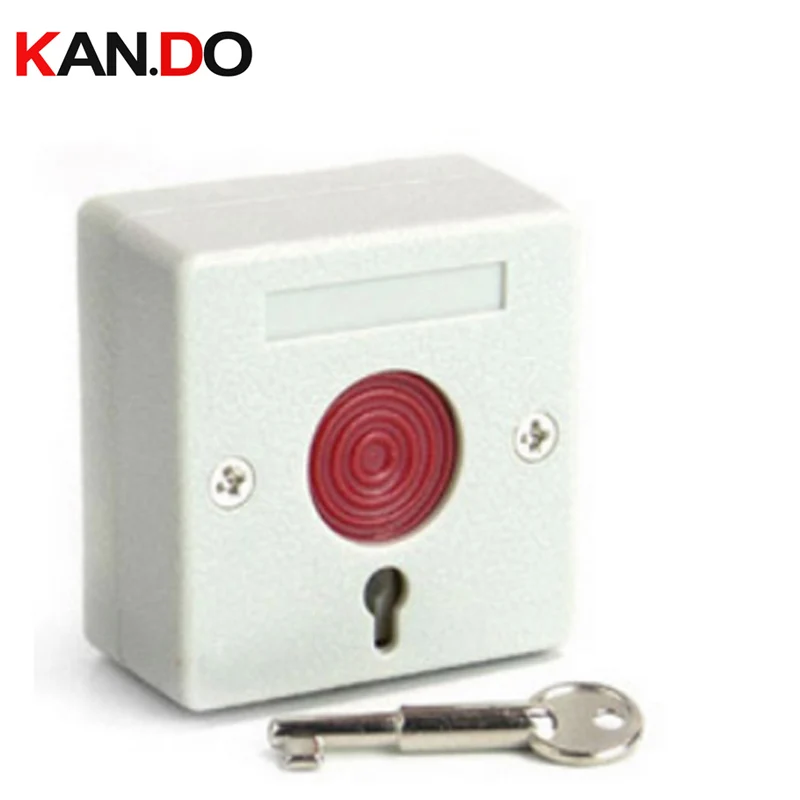 PB 68 emergency button switch key automatic reset wired manual alarm