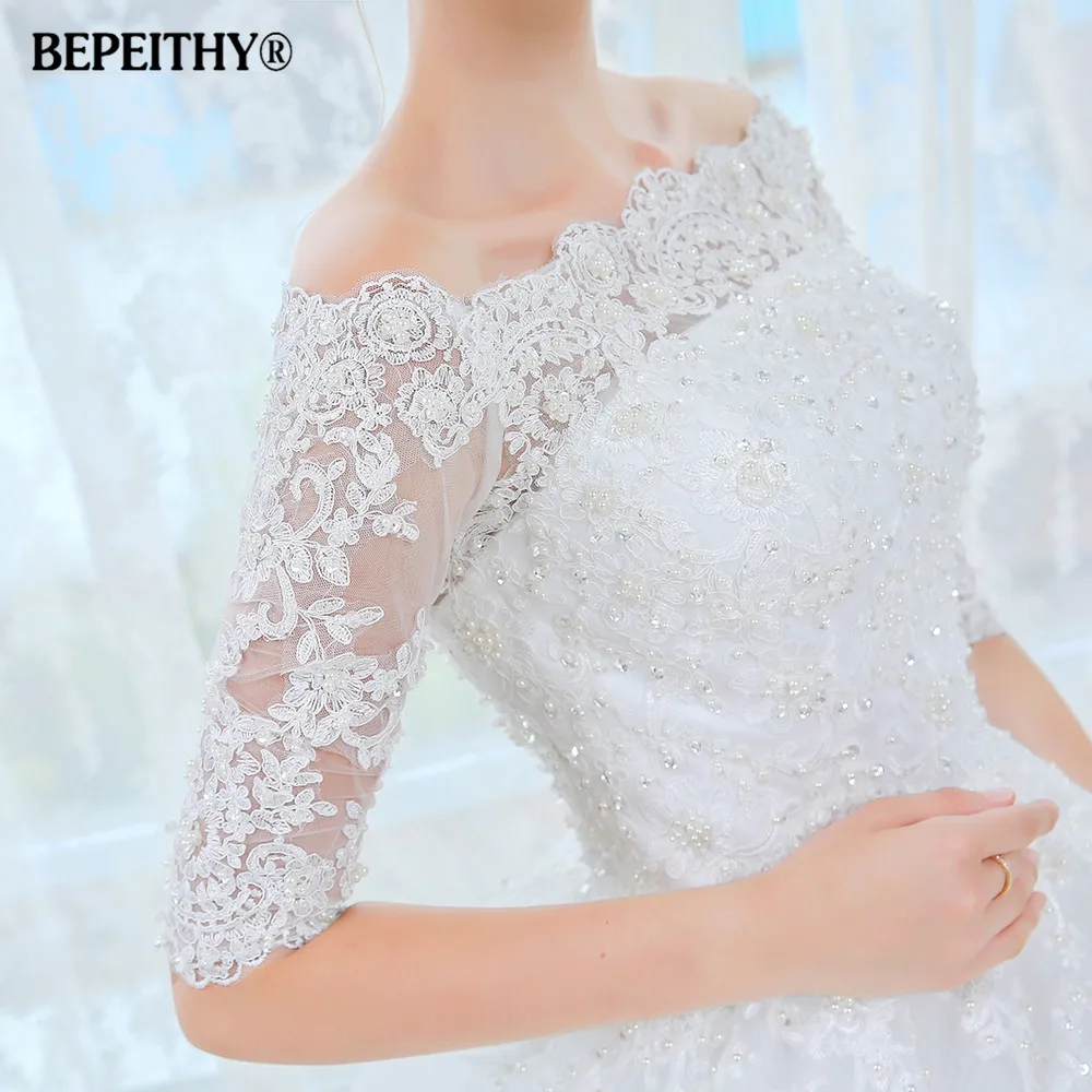 Vestidos De Novia, бальное платье с короткими рукавами, свадебное платье, Casamento, кружевное винтажное платье размера плюс, Новые свадебные платья принцессы