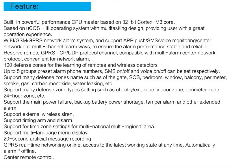 YobangSecurity Беспроводной Wi-Fi GSM GPRS для дома и офиса Охранная сигнализация видео IP камера датчик дыма огонь приложение управление