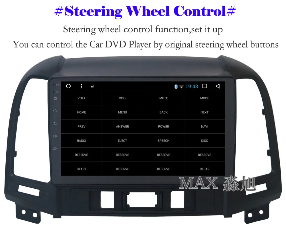 Discount MAX GPS Navigation System Android 8.1 Car DVD For Hyundai Santa Fe 3/4holes Car Radio RDS 4G WiFi Free Map swc Bluetooth Call 10 Discount MAX GPS Navigation System Android 8.1 Car DVD For Hyundai Santa Fe 3/4holes Car Radio RDS 4G WiFi Free Map swc Bluetooth Call 10