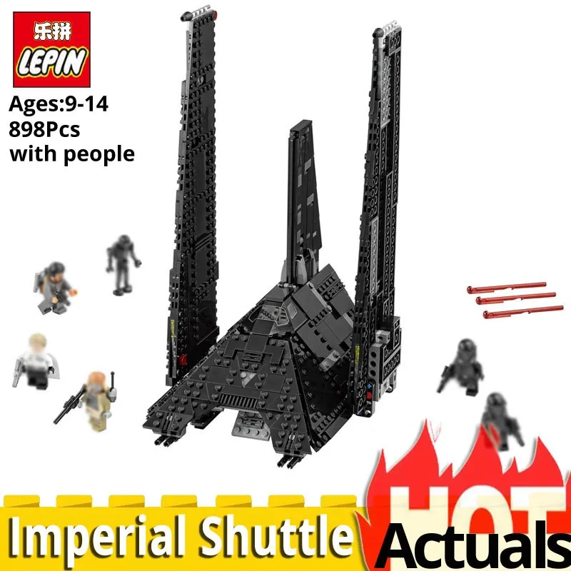 

LEPIN Star Plan 05049 Krennic's Imperial Shuttle Compatible wars 75095 DIY modelismo Building Blocks Christmas toys for children