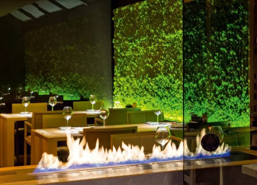 

72 inch wifi indoor real fire intelligent smart wholesale bioethanol fireplace