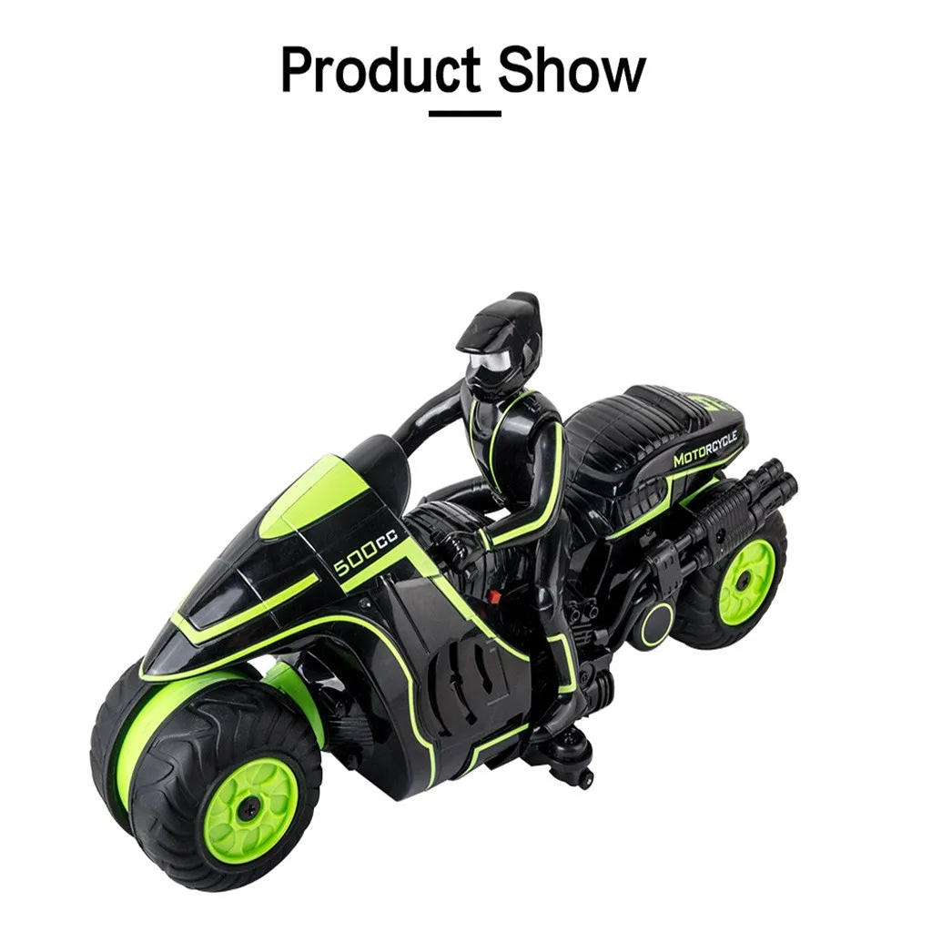 

1:18 2.4G Race 4 Channel RC 2 Wheels Rapid Drift Remote Control Motorcycle
