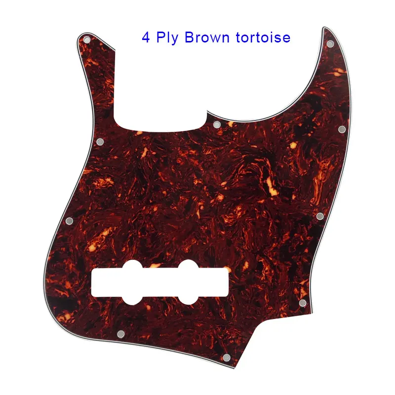 Pleroo гитара деталей pickguards Стандартный 10 отверстий 4 строки костюм для fender Jazz Bass Стиль JB накладку к царапинам плиты