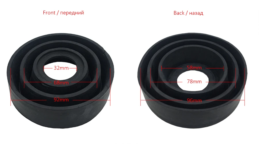 2 Шт Автомобильные фары универсальные многофункциональные резиновые сапоги водонепроницаемый чехол пылезащитный колпачок уплотнительная головка лампы биксенон светодиодный 32 мм-96 мм