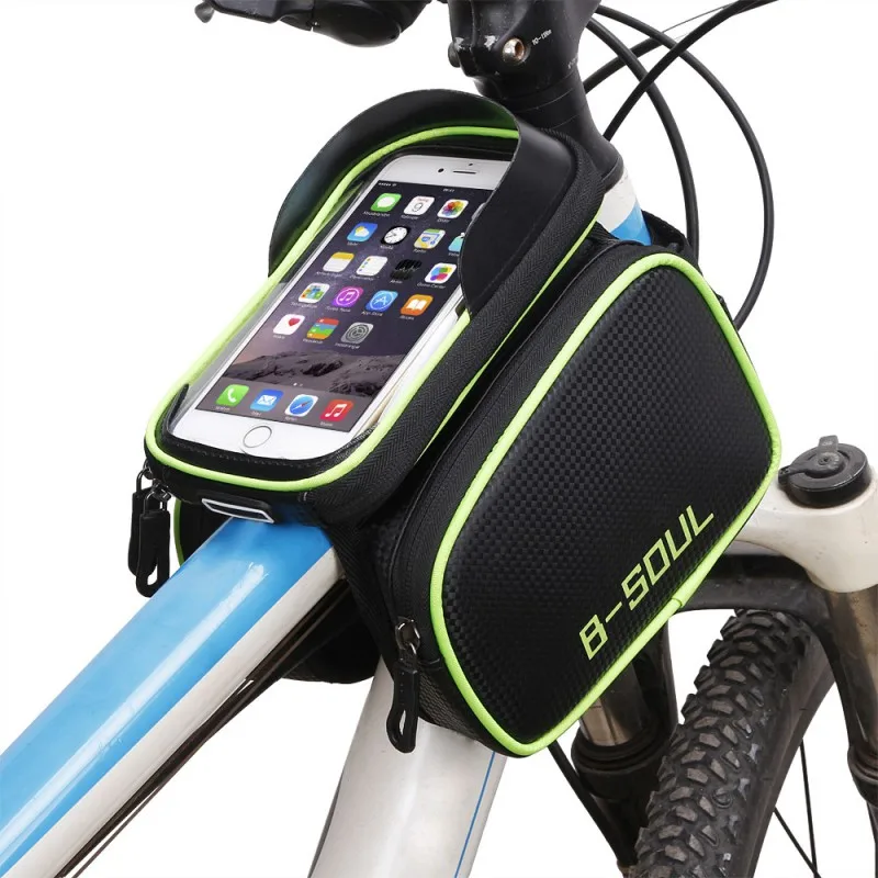 B soul Waterproof Bike Bag Mountain Saddle Bag Mobile Phone Riding Bag