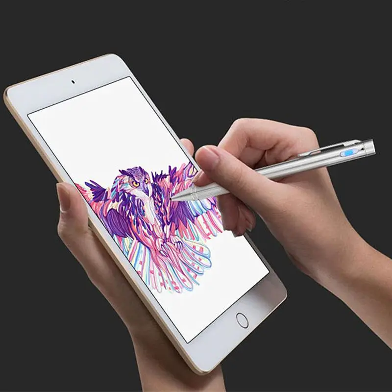 Active Pen Capacitive Touch Screen For Apple iPad mini 4 3 2 1 mini4 ipad mini3 mini2 Pen Stylus Tablet High-precision NIB 1.4mm цена Active Pen Capacitive Touch Screen For Apple iPad mini 4 3 2 1 mini4 ipad mini3 mini2 Pen Stylus Tablet High-precision NIB 1.4mm цены онлайн