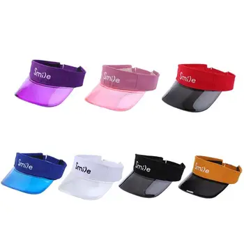 

Children Summer Cotton Visor Caps Smile Children Travel Hat Baby Topless UV Protection Hat for Boy Girl Adjustable Kids Sun Hats
