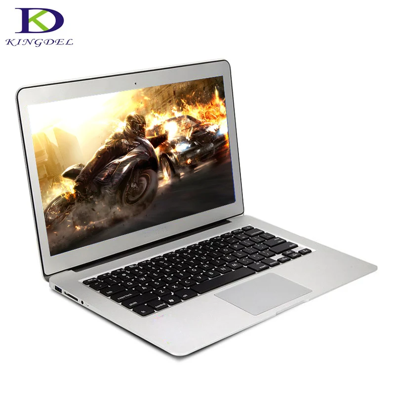 13.3 inch Aluminium laptop netbook Celeron 2957u dual core with 8G RAM+128G SSD,Webcam Wifi Bluetooth,HDMI,Windows 10 Ultrabook